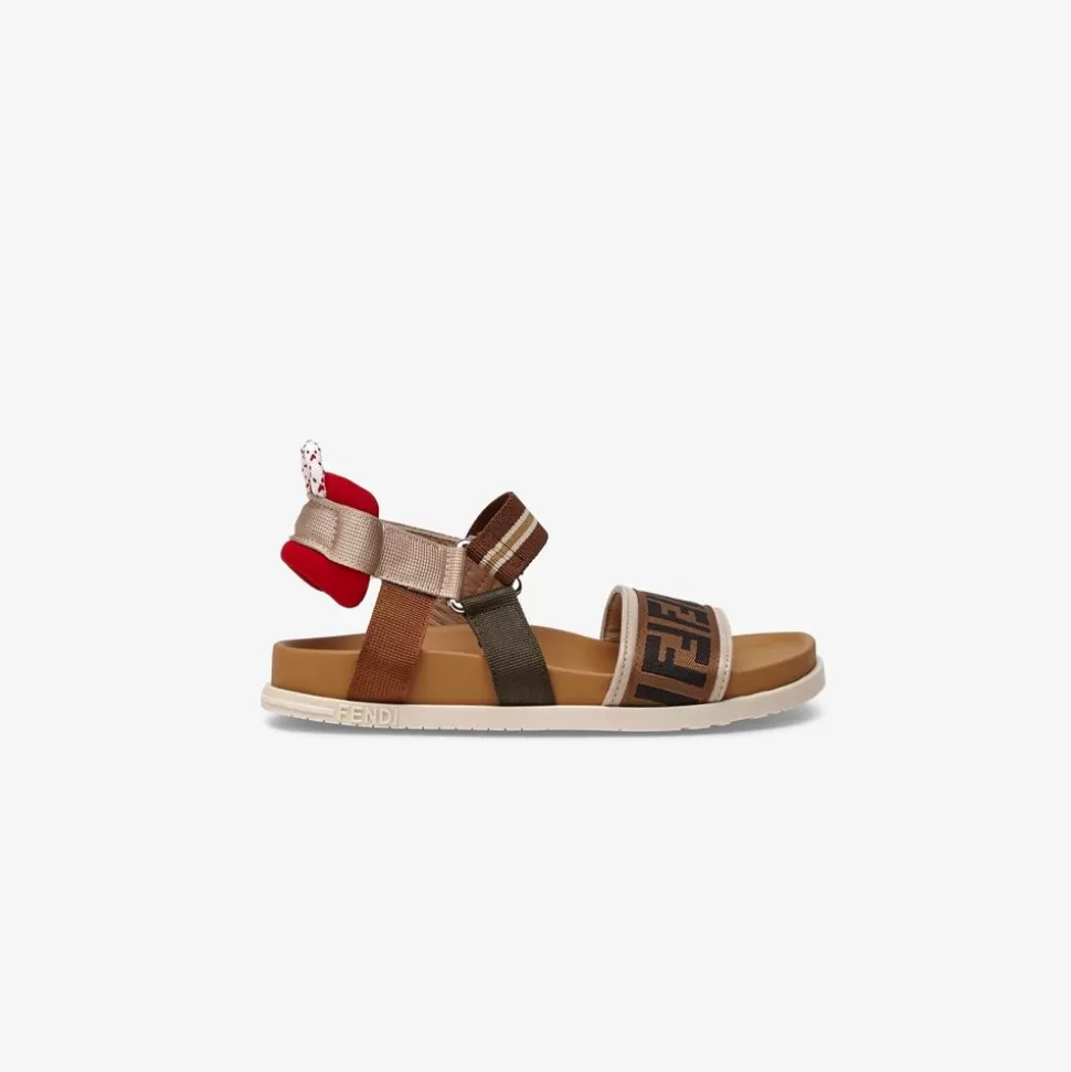 Sandales Junior Unisexes En Tissu | Fendi Outlet