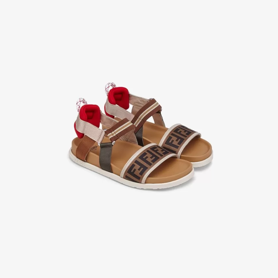 Sandales Junior Unisexes En Tissu | Fendi Outlet