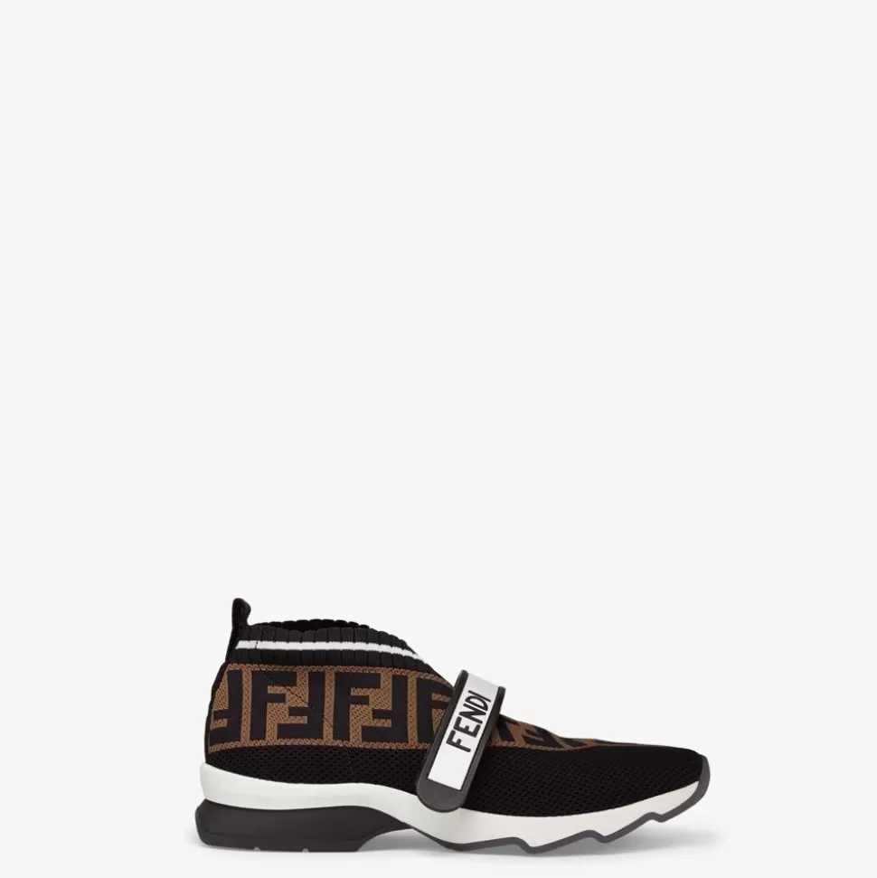 Sneakers En Tissu Noir | Fendi Online