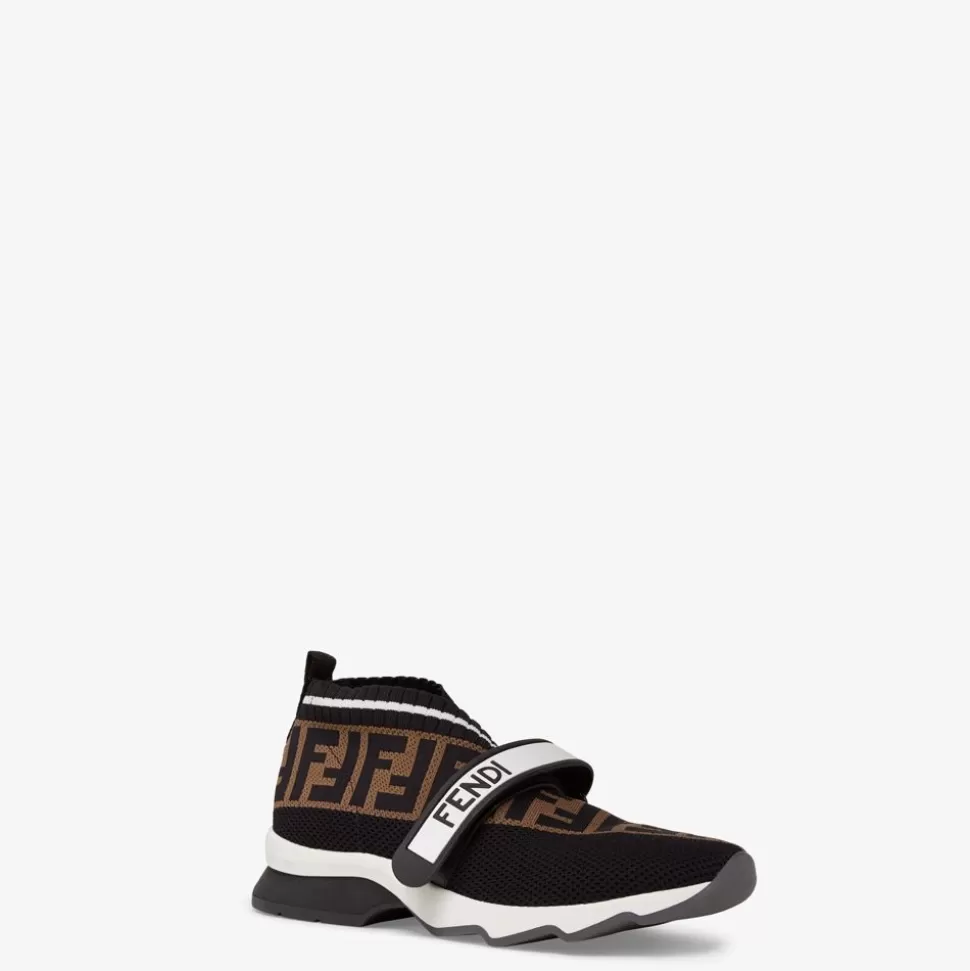 Sneakers En Tissu Noir | Fendi Online