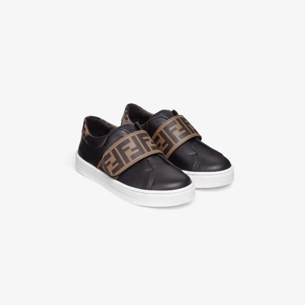 Sneakers Junior Unisexes En Nappa | Fendi Discount