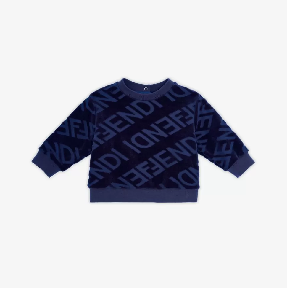 Sweat-Shirt Bebe En Chenille | Fendi Clearance