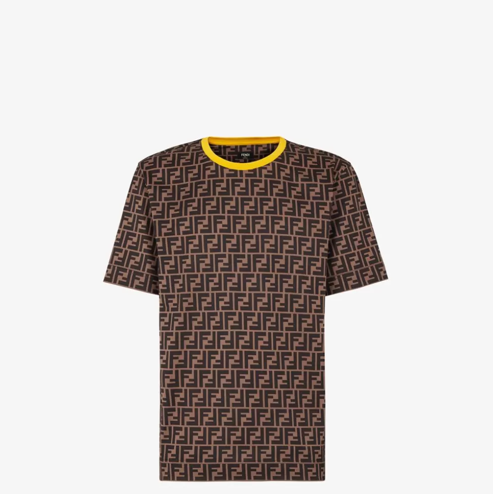 Sweat-Shirt En Coton Marron | Fendi Store