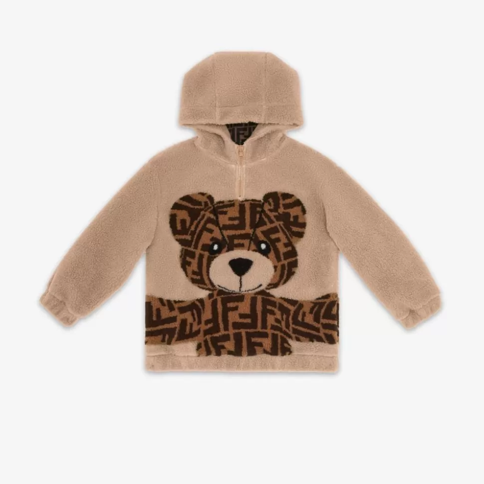 Sweat-Shirt Ourson En Laine Beige | Fendi Best