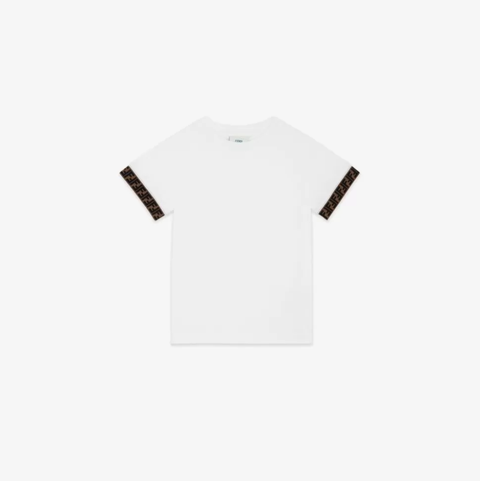 T-Shirt Enfant En Jersey | Fendi Hot