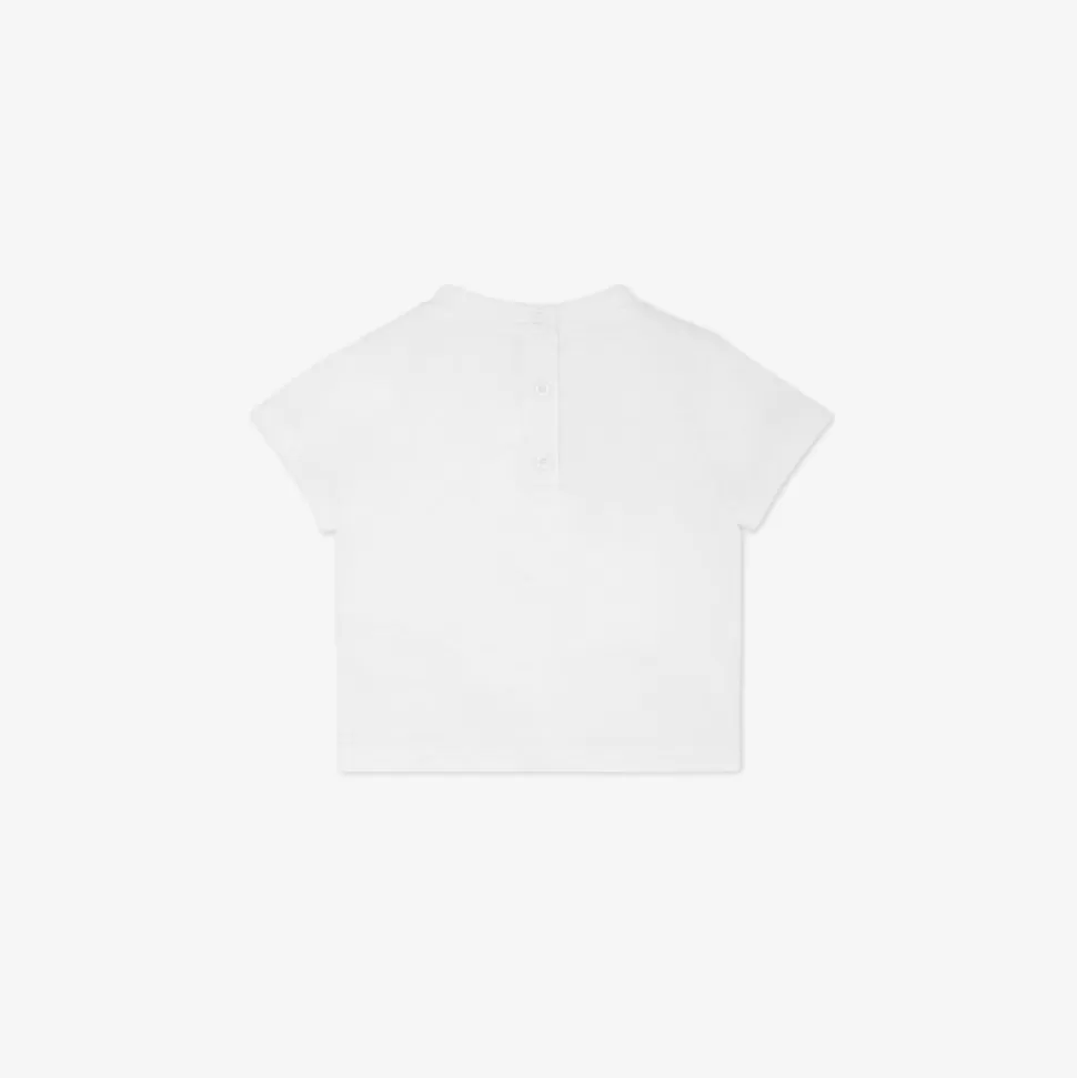T-Shirt Roma En Jersey Blanc | Fendi Sale